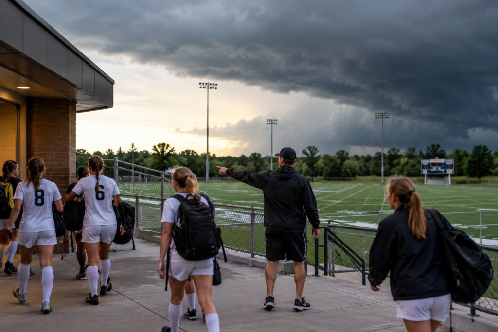 Lightning prediction provides warning time before storms reach outdoor operations