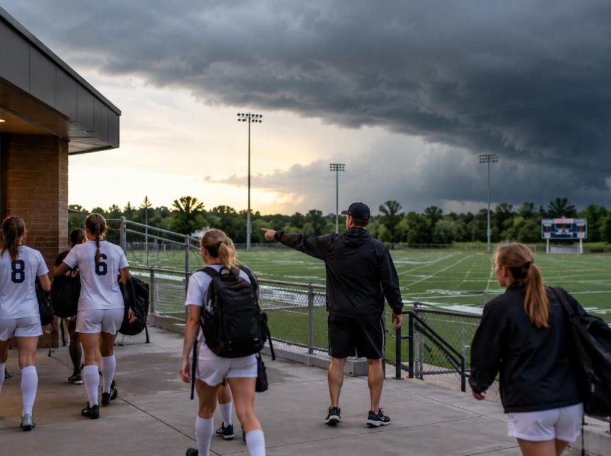 Lightning prediction provides warning time before storms reach outdoor operations